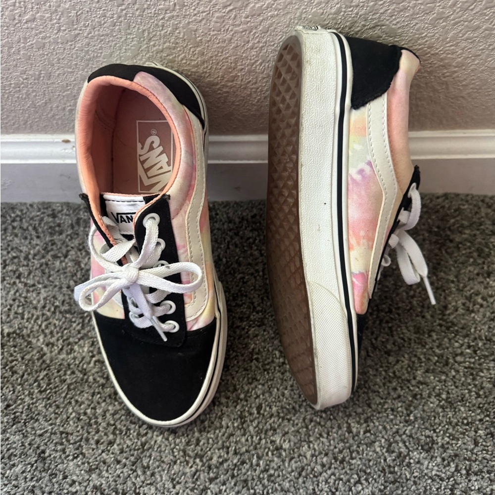 Vans Multicolor Tie-Dye Sneakers with Black Details - Picture 2 of 4